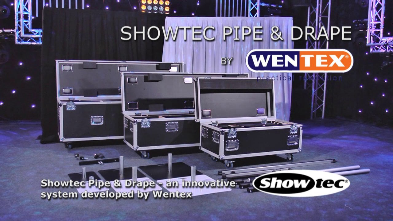 Showtec Pipe & Drape by Wentex.