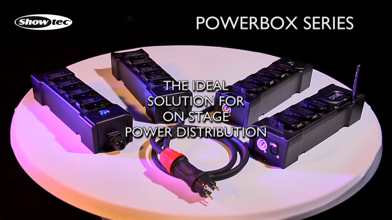 Showtec Powerbox Series. The ideal solution for on-stage power distribution.