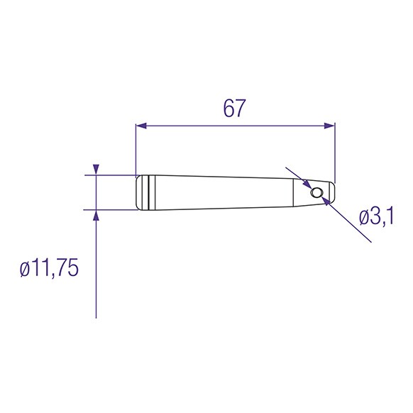 Prolyte truss CCS6-603 30/40 conische slagpin & borgveer