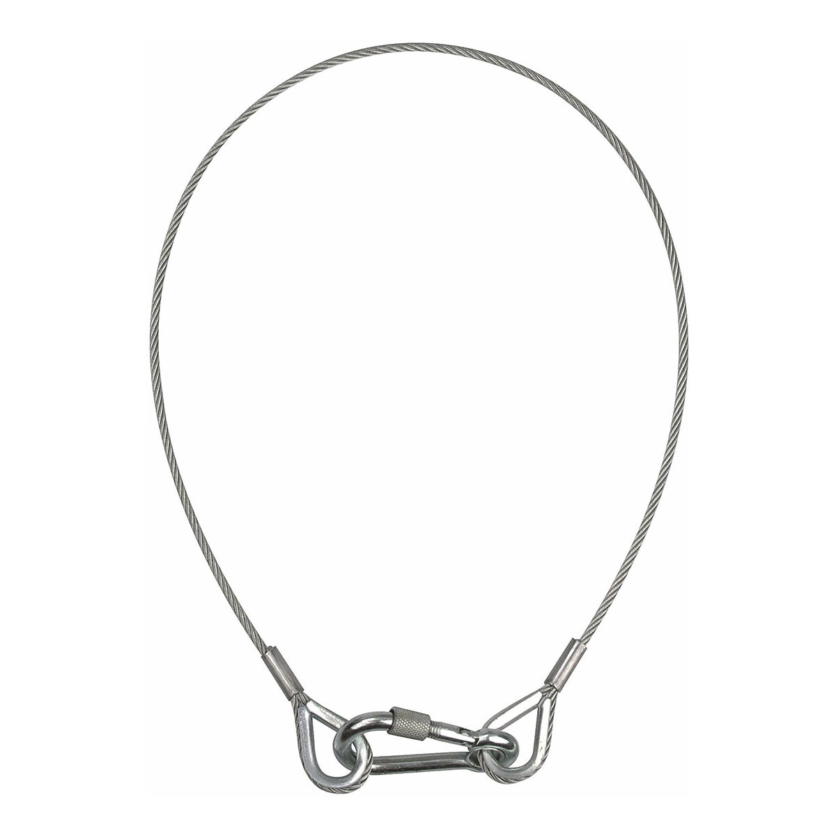 Showgear veiligheidskabel Ø 3mm - 60cm Showgear veiligheidskabel Ø 3mm - 60cm