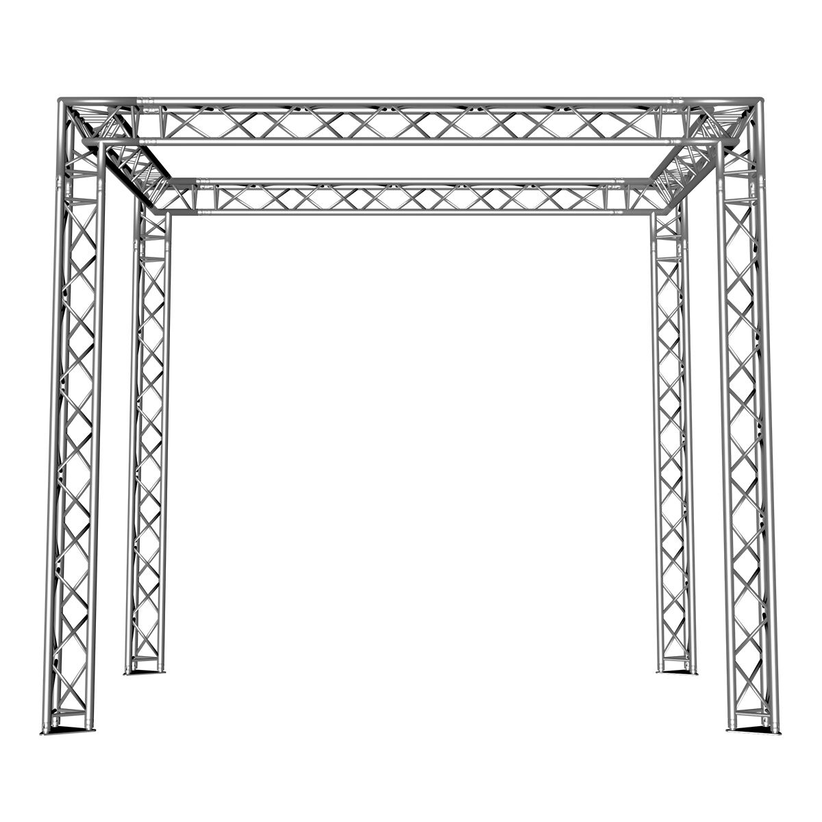 FORTEX FX33 driehoek truss beursstand carré 4x3x3,5 m FORTEX FX33 driehoek truss beursstand carré 4x3x3,5 m
