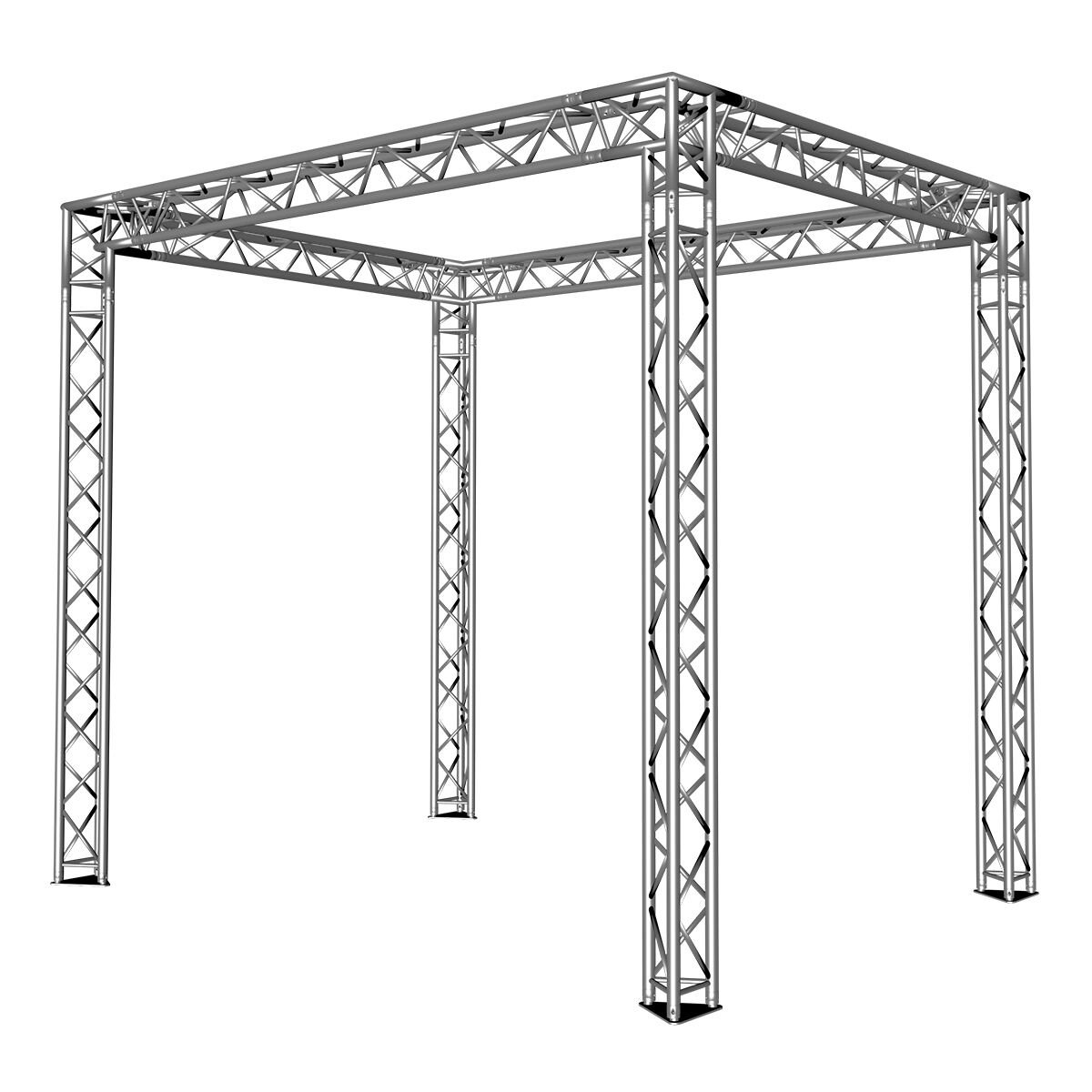FORTEX FX33 driehoek truss beursstand carré 4x3x3,5 m FORTEX FX33 driehoek truss beursstand carré 4x3x3,5 m