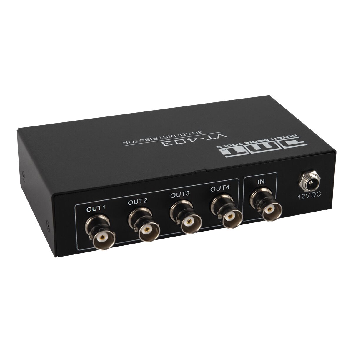 DMT VT403 - 3G SDI Verdeler 1x4 - 1 in, 4 uit DMT VT403 - 3G SDI Verdeler 1x4 - 1 in, 4 uit