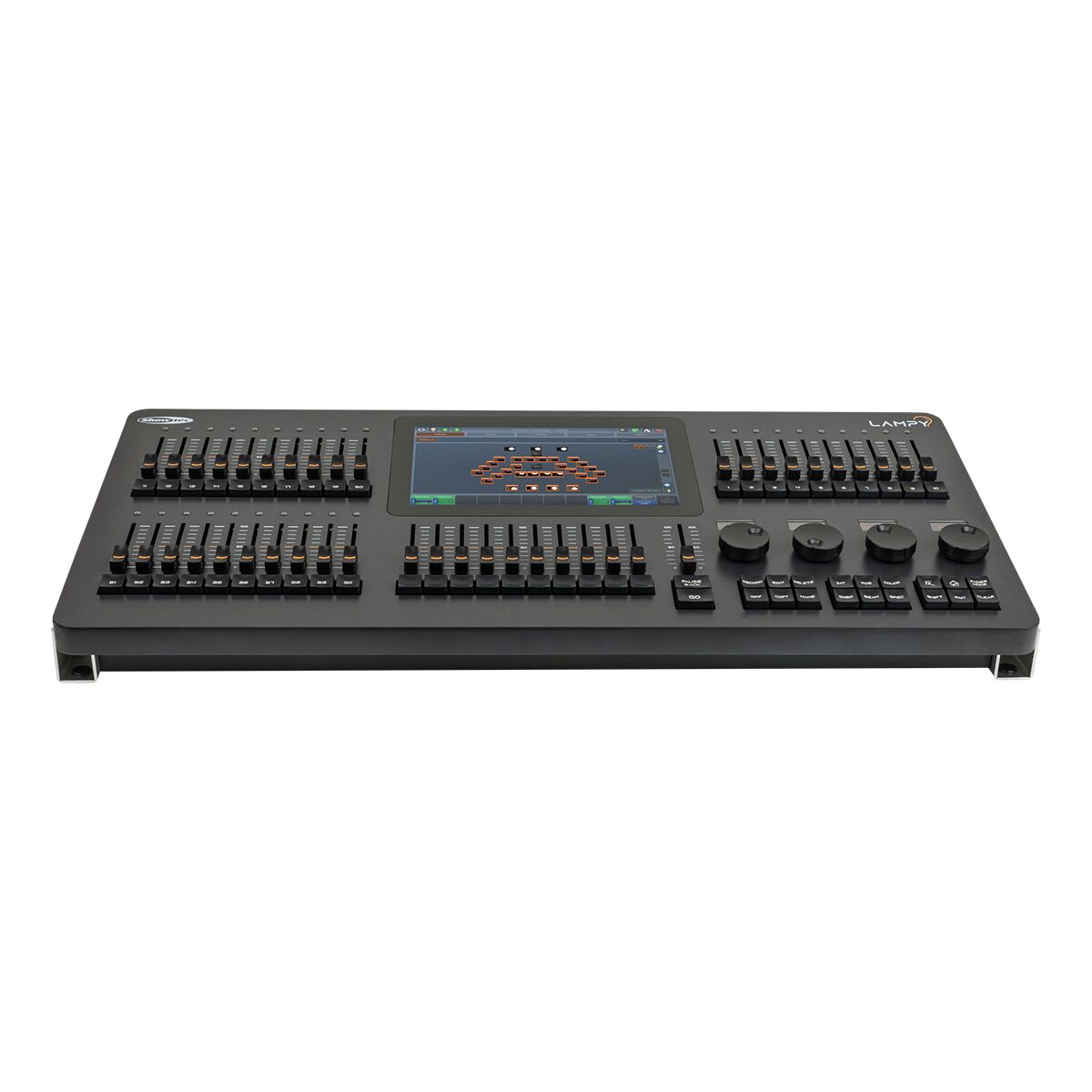 Showtec LAMPY 40 2U 2 Universe DMX controller met 40 faders Showtec LAMPY 40 2U 2 Universe DMX controller met 40 faders