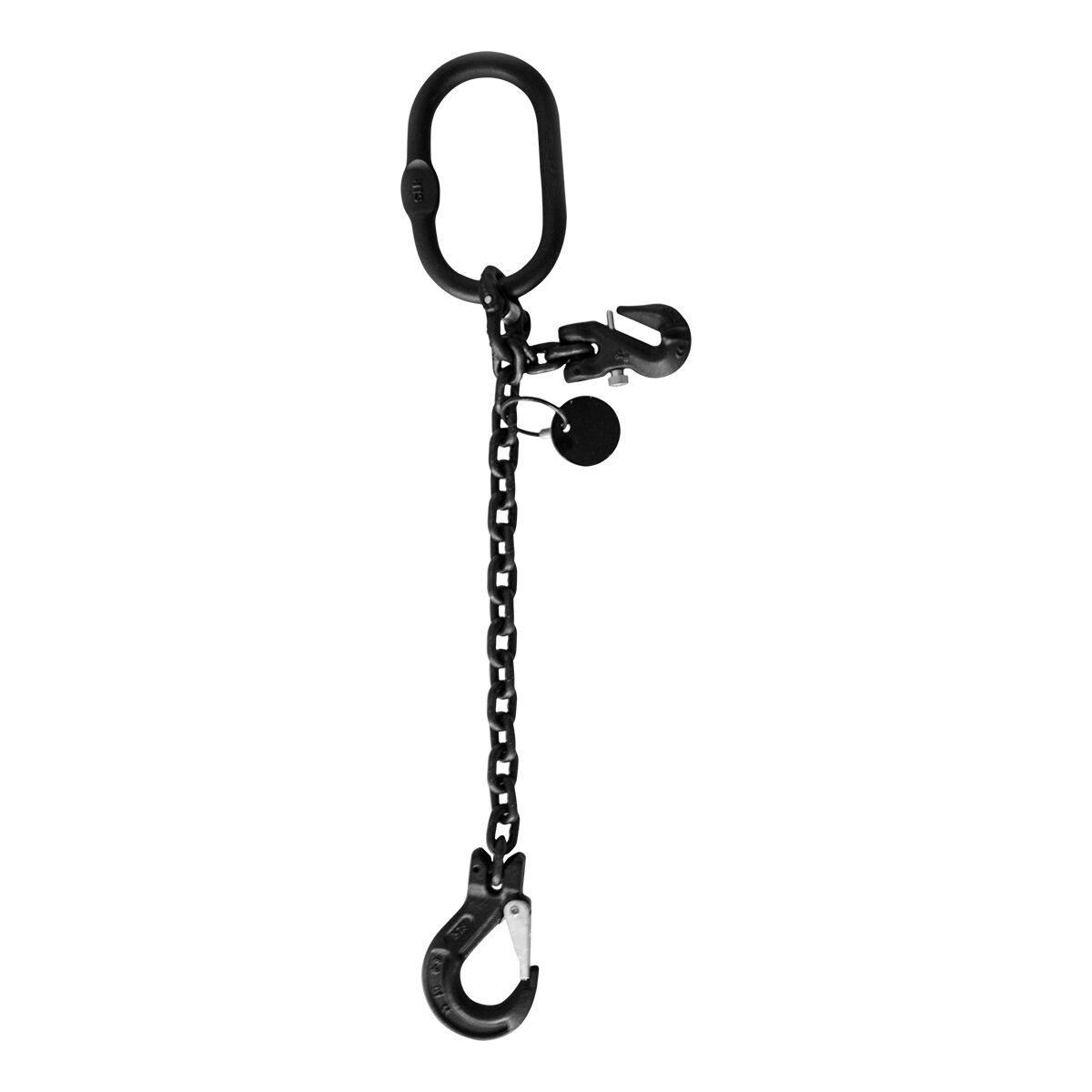 ELLER® Chainclutch Stelketting met geborgde inkorthaak 8 mm ketting - 3 m