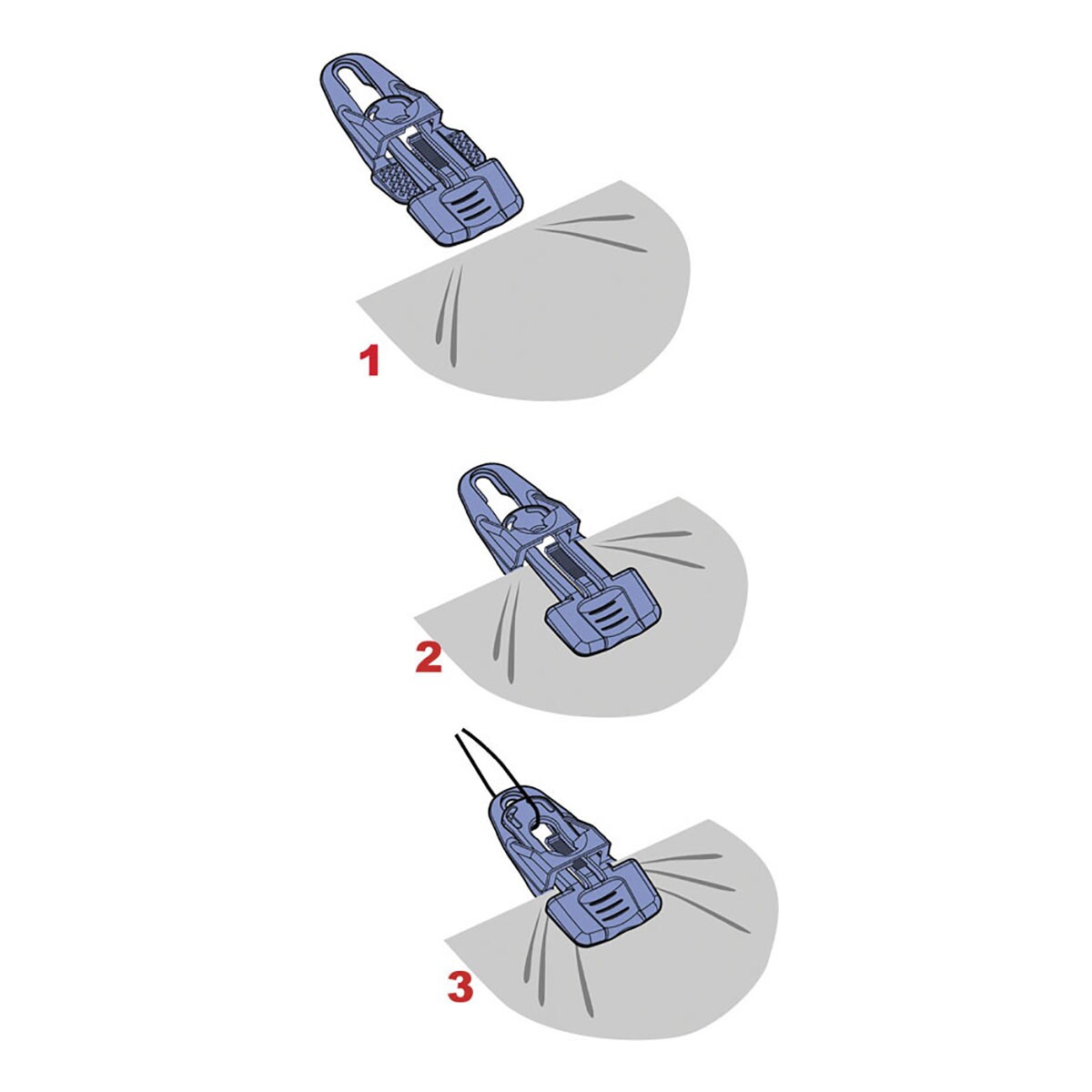 Holdon® Midi Clip wit tot 100 kg grijpvermogen Holdon® Midi Clip wit tot 100 kg grijpvermogen