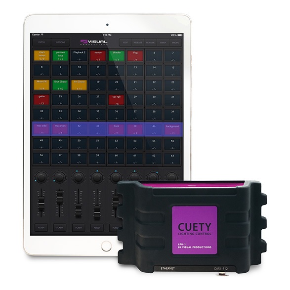 Visual Productions Cuety LPU-1 DMX-interface voor iPad Visual Productions Cuety LPU-1 DMX-interface voor iPad