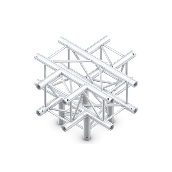 DISCONTINUED - Milos QCU51 truss vierkant 5-weg kruis zwart DISCONTINUED - Milos QCU51 truss vierkant 5-weg kruis zwart