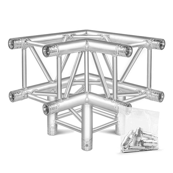 Milos QLU30 truss vierkant 3-weg hoek Milos QLU30 truss vierkant 3-weg hoek