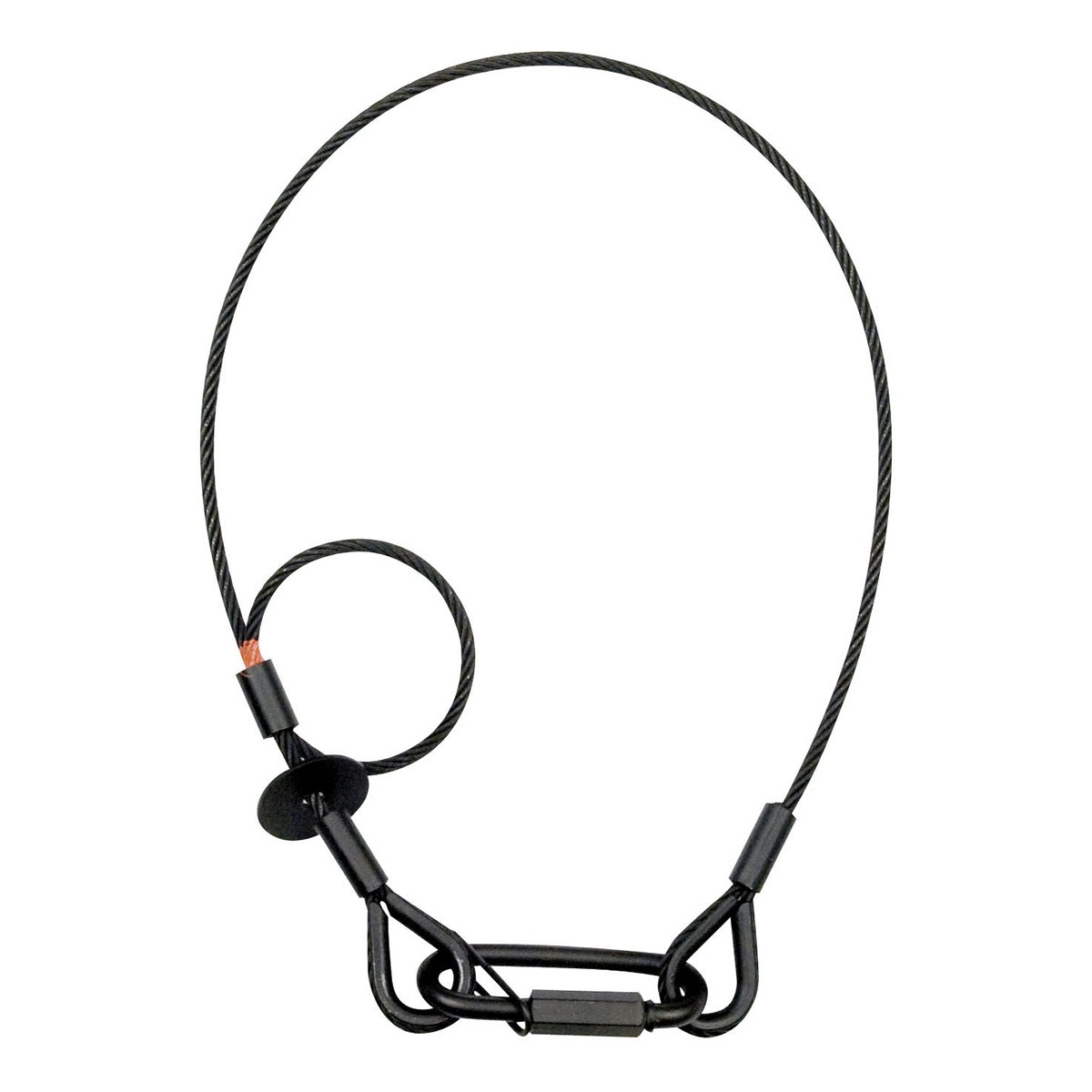 Saveking Veiligheidskabel Ø 4mm 60cm zwart Saveking Veiligheidskabel Ø 4mm 60cm zwart