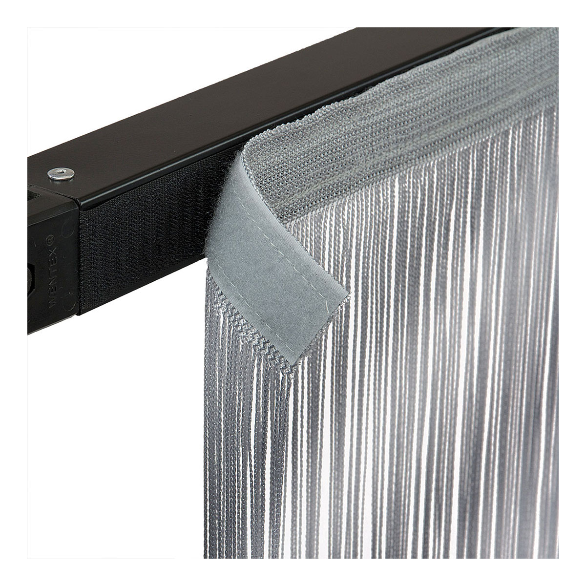 WENTEX® Pipe & Drape Polyester Snaar gordijn 300x400cm (bxh) 220 gram/m² - grijs