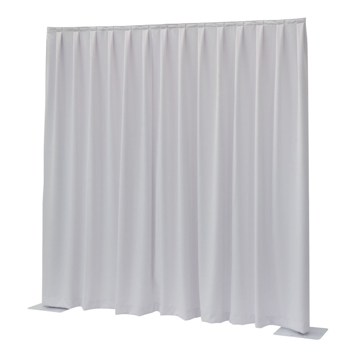 WENTEX® Pipe & Drape Dimout gordijn 300x400cm (bxh) 260 gram/m² geplooid - wit WENTEX® Pipe & Drape Dimout gordijn 300x400cm (bxh) 260 gram/m² geplooid - wit