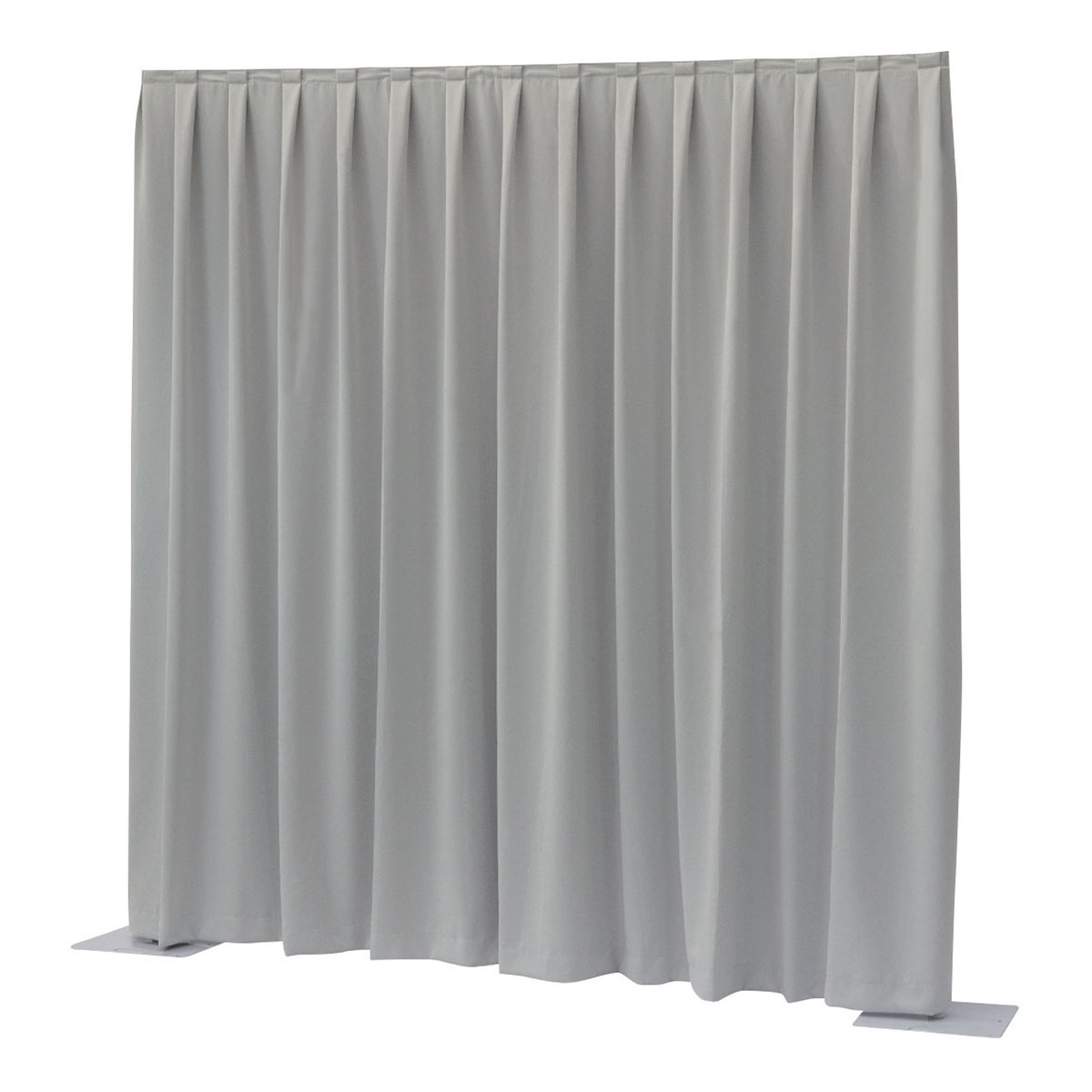 WENTEX® Pipe & Drape Dimout gordijn 300x400cm (bxh) 260 gram/m² geplooid - lichtgrijs WENTEX® Pipe & Drape Dimout gordijn 300x400cm (bxh) 260 gram/m² geplooid - lichtgrijs