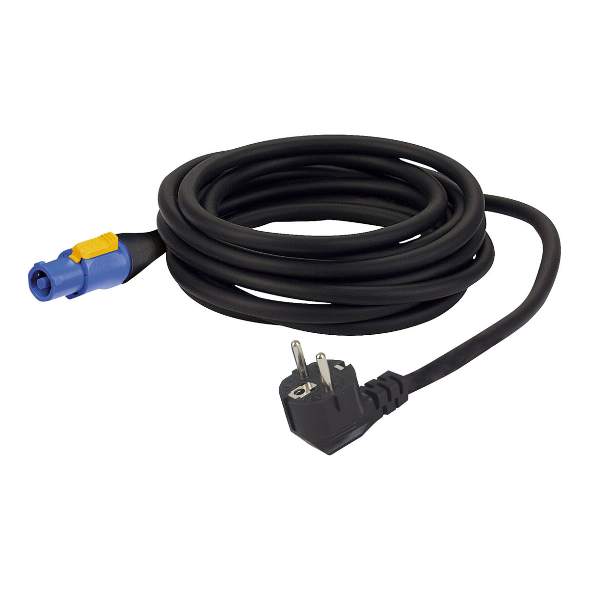 Neutrik® PowerCON naar Schuko stroomkabel – 20m Neutrik® PowerCON naar Schuko stroomkabel – 20m