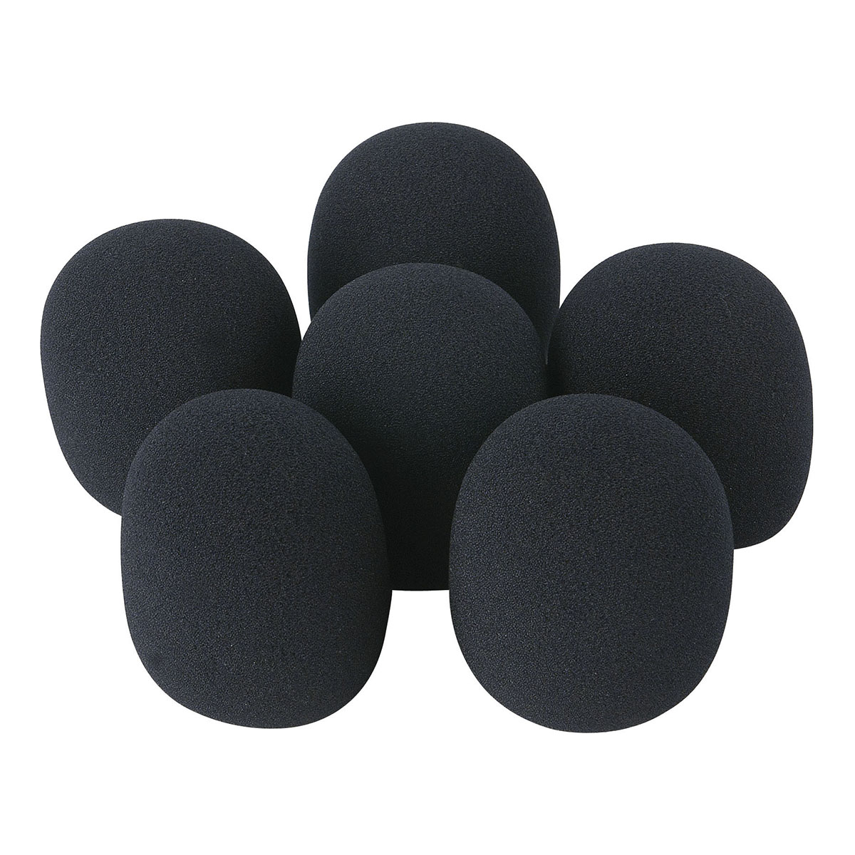 Showgear DWS-66 Plopkapset voor microfoons, 6 stuks, zwart