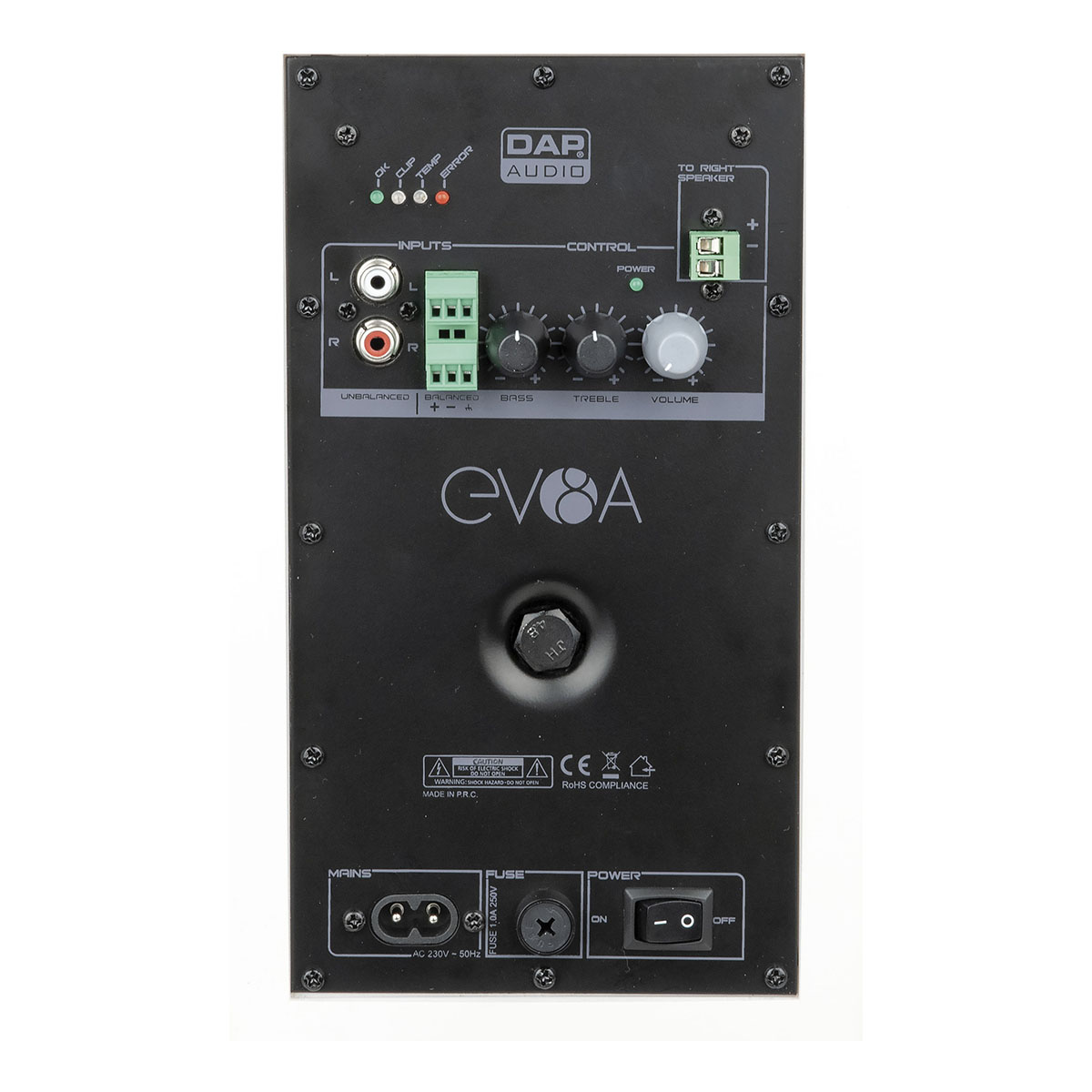 DAP EVO 8A Actieve speakerset zwart - 8 inch 80W DAP EVO 8A Actieve speakerset zwart - 8 inch 80W