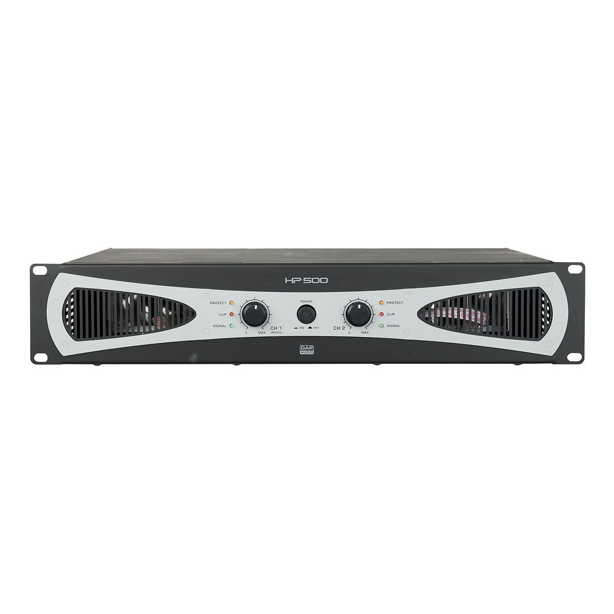 DAP HP-500 Versterker 2x 200W - 19 inch 2HE DAP HP-500 Versterker 2x 200W - 19 inch 2HE