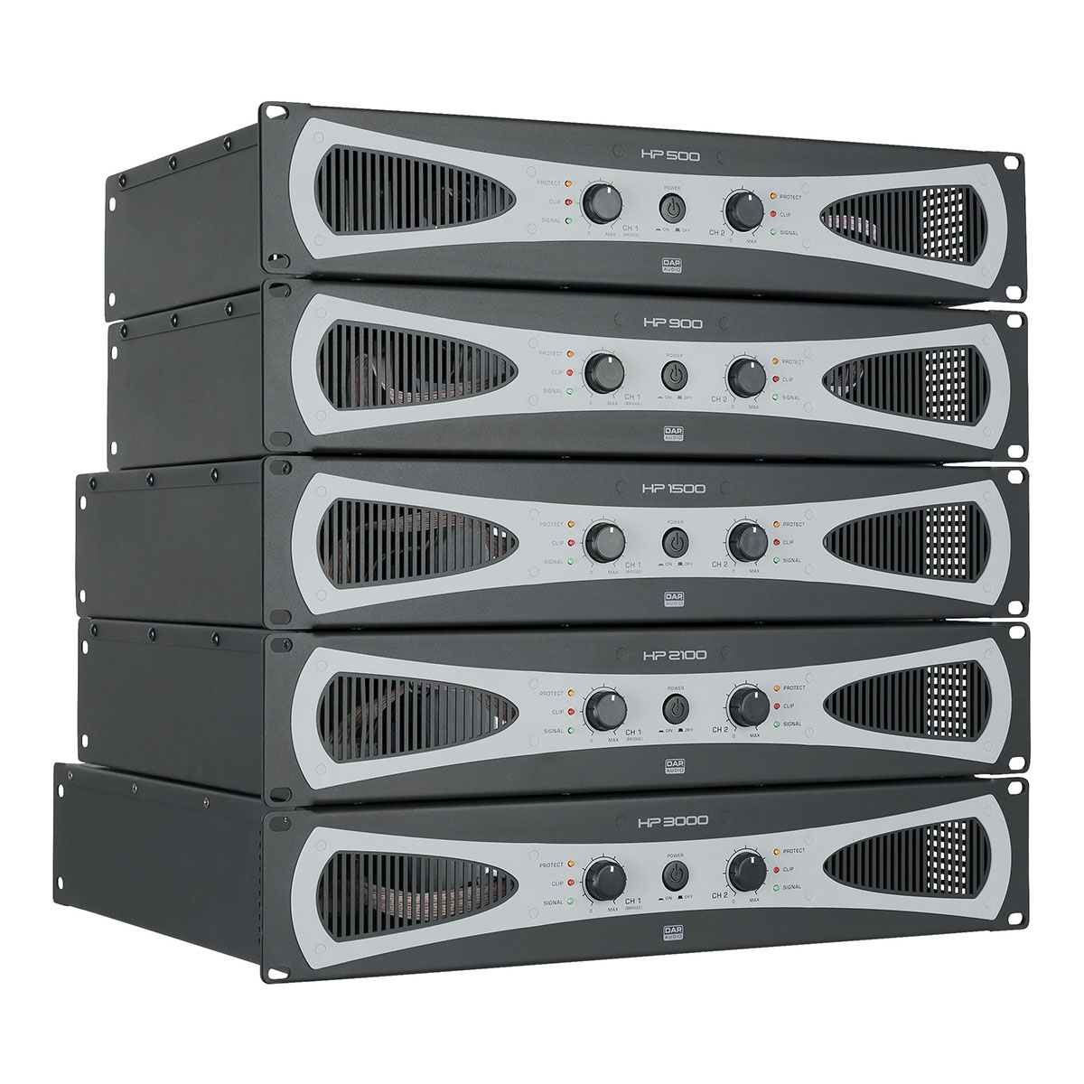 DAP HP-900 Versterker 2x 450W - 19 inch 2HE DAP HP-900 Versterker 2x 450W - 19 inch 2HE