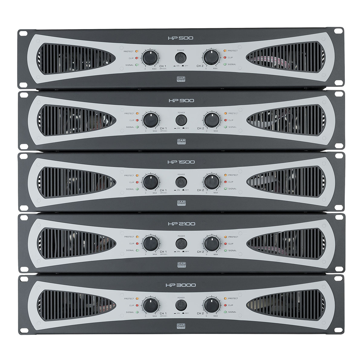 DAP HP-3000 Versterker 2x 1400W - 19 inch 2HE DAP HP-3000 Versterker 2x 1400W - 19 inch 2HE