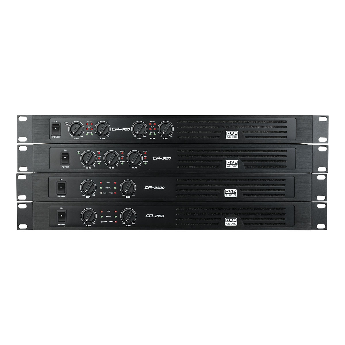 DAP CA-4150 Compacte Versterker 4-kanalen - 19 inch 1HE DAP CA-4150 Compacte Versterker 4-kanalen - 19 inch 1HE