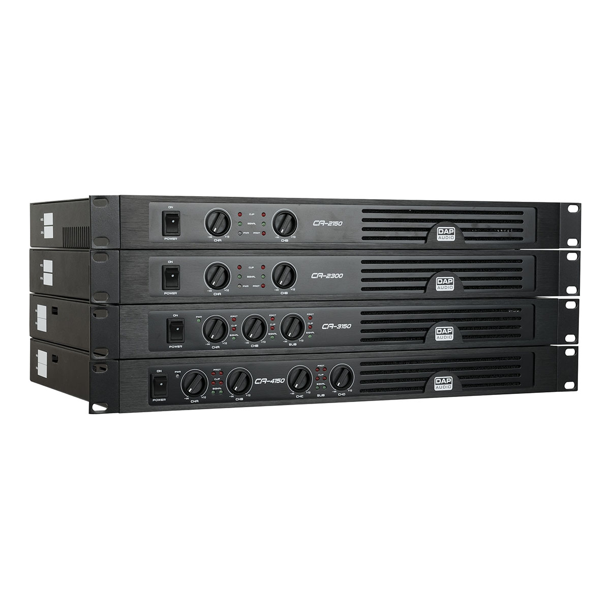 DAP CA-4150 Compacte Versterker 4-kanalen - 19 inch 1HE DAP CA-4150 Compacte Versterker 4-kanalen - 19 inch 1HE
