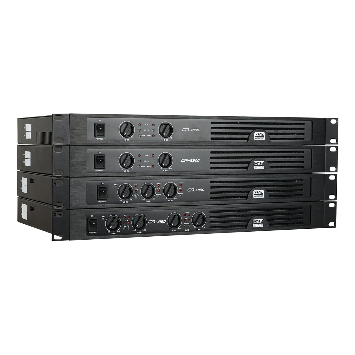 DAP CA-2300 Compacte Versterker 2-kanalen - 19 inch 1HE DAP CA-2300 Compacte Versterker 2-kanalen - 19 inch 1HE