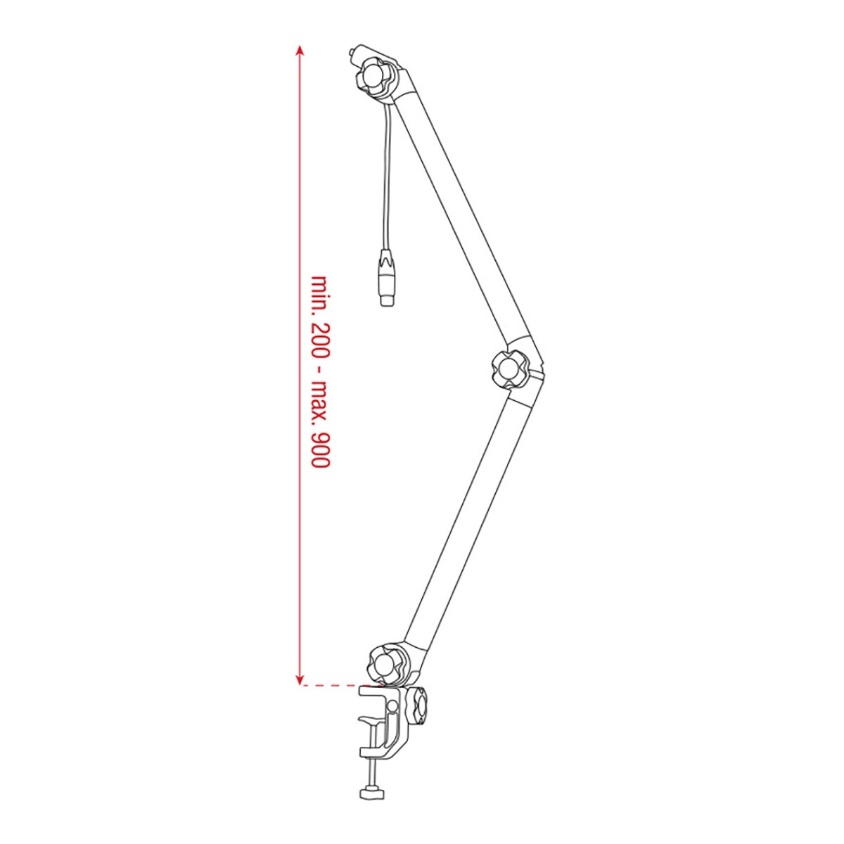Showgear Broadcast Stand PRO Incl. Neutrikaansluitingen Showgear Broadcast Stand PRO Incl. Neutrikaansluitingen