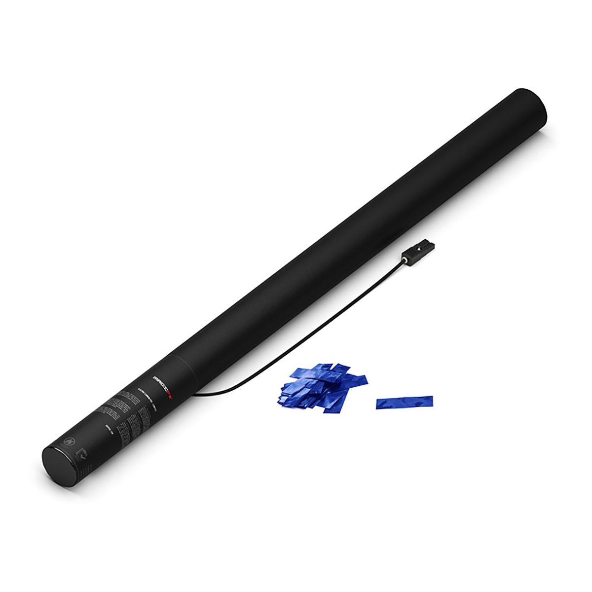 MAGICFX® Electric Confetti Cannon 80 cm - blauw metallic