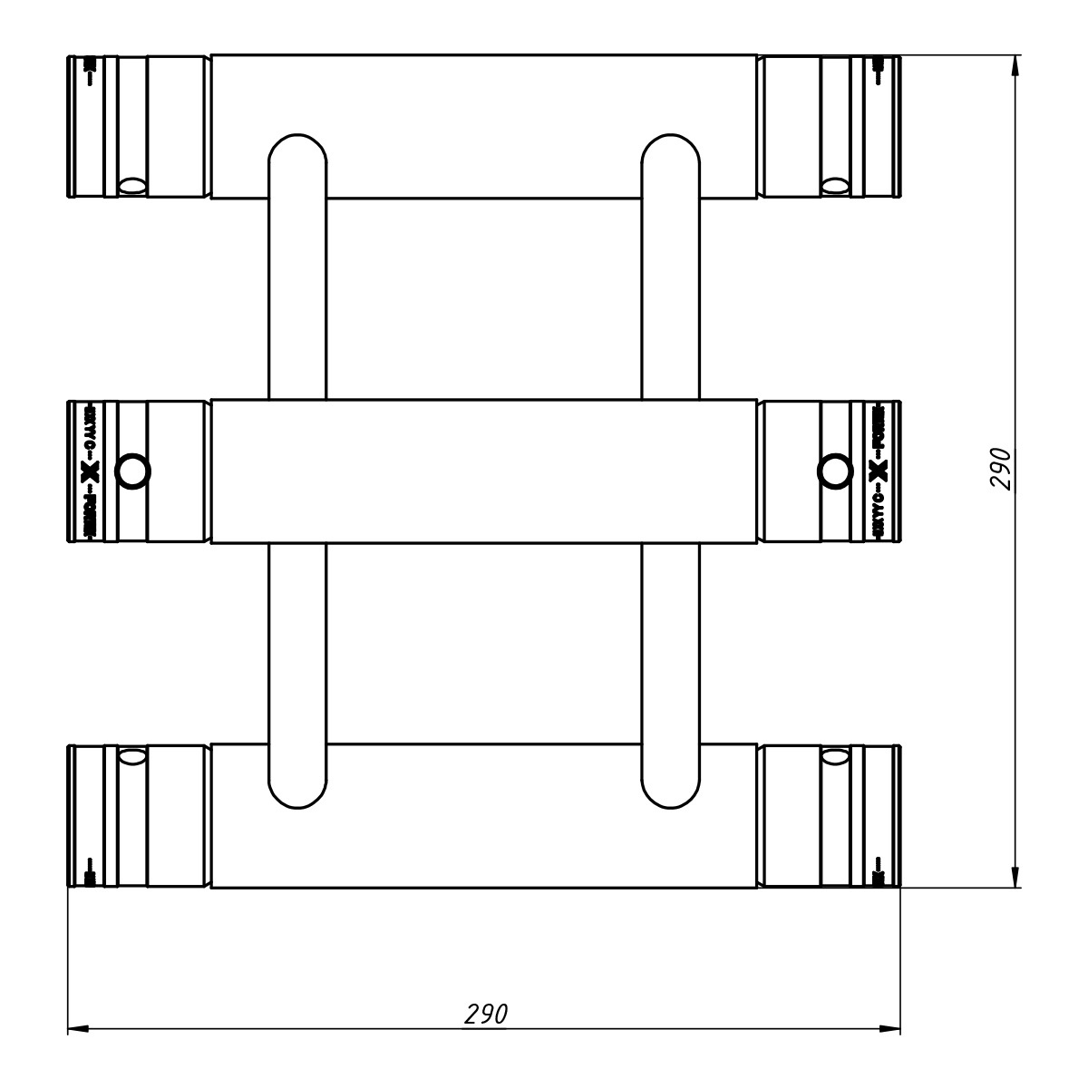 FORTEX FX33 driehoek truss 29 cm FORTEX FX33 driehoek truss 29 cm