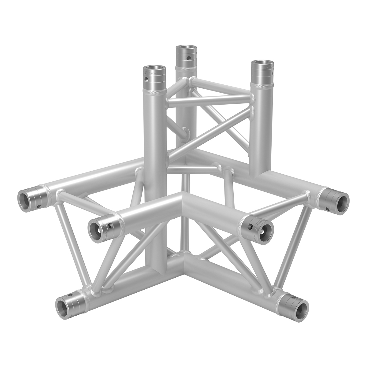 FORTEX FX33-C32 driehoek truss 3-weg 90 graden hoek apex up links FORTEX FX33-C32 driehoek truss 3-weg 90 graden hoek apex up links