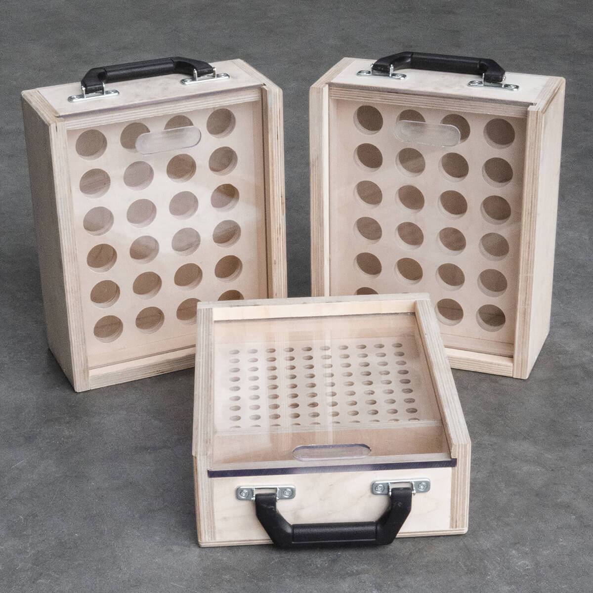 Tweedehands koffer set voor truss slagpinnen en conische koppelingen