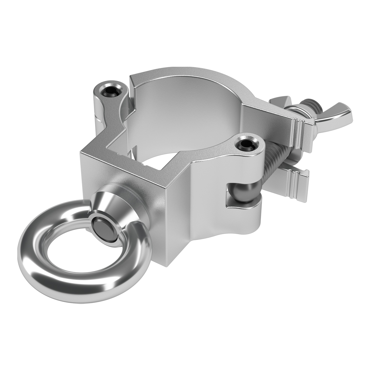 FORTEX Half Coupler truss klem WLL 75kg buis Ø32-35mm + hijsoog FORTEX Half Coupler truss klem WLL 75kg buis Ø32-35mm + hijsoog