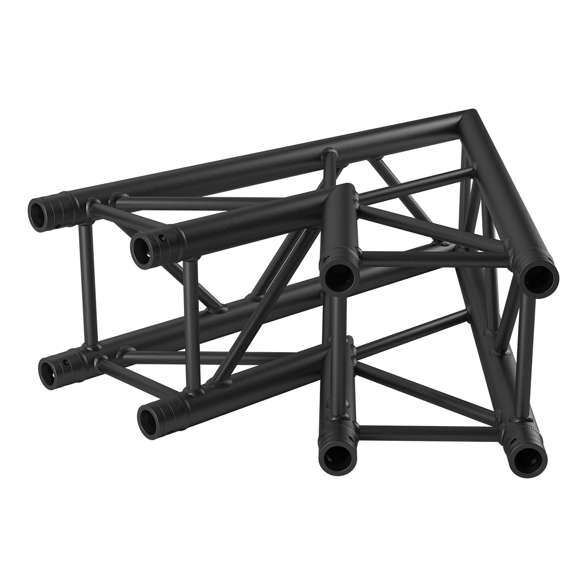 FORTEX FX34-C19 vierkant truss 2-weg 45 graden hoek zwart FORTEX FX34-C19 vierkant truss 2-weg 45 graden hoek zwart