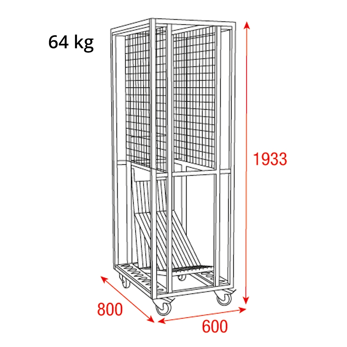 WENTEX® Pipe & Drape Transport Trolley WENTEX® Pipe & Drape Transport Trolley