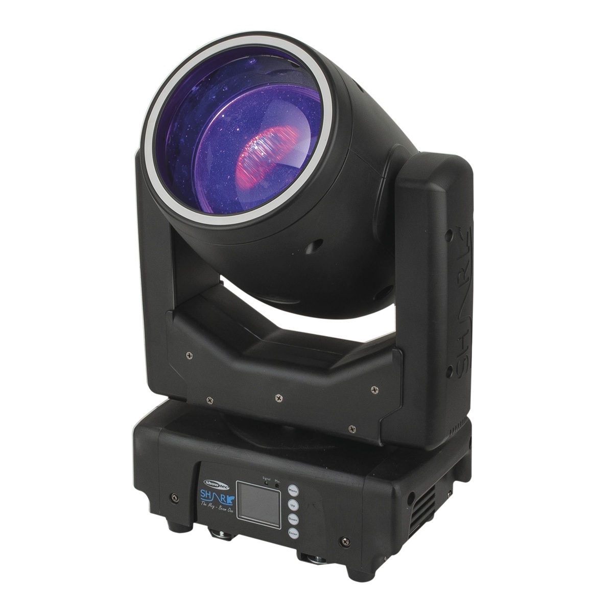 Showtec Shark - The Meg - Beam One Compacte 100W LED Beam Moving Head Showtec Shark - The Meg - Beam One Compacte 100W LED Beam Moving Head