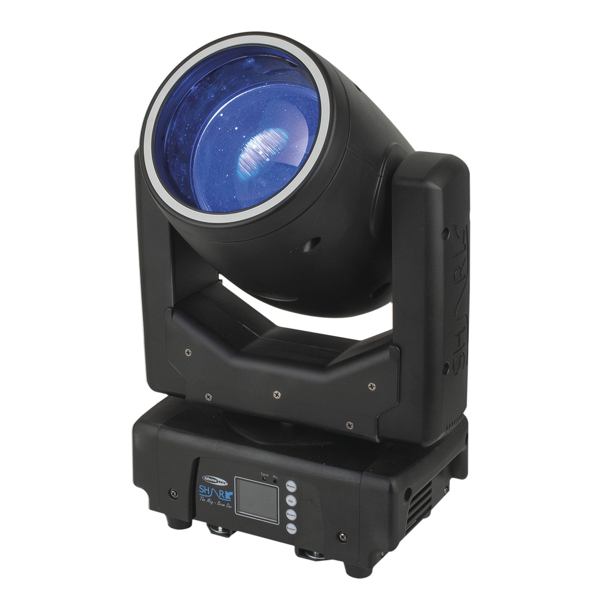 Showtec Shark - The Meg - Beam One Compacte 100W LED Beam Moving Head Showtec Shark - The Meg - Beam One Compacte 100W LED Beam Moving Head