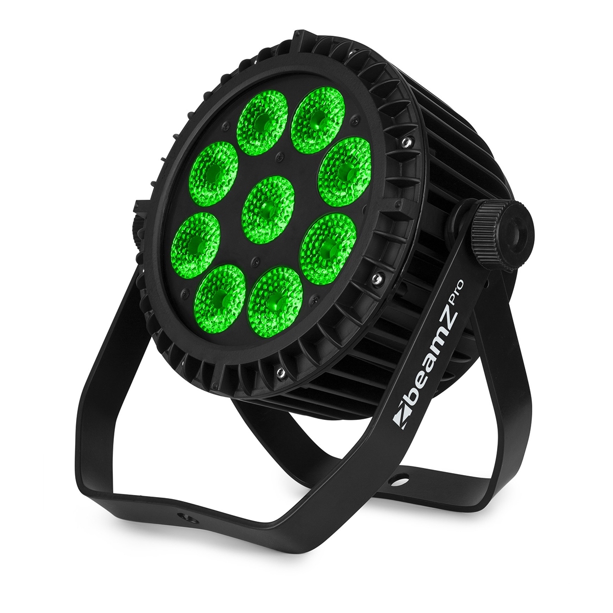 BeamZ WBP912IP aluminium accu LED par RGBAW-UV - 9x 12W BeamZ WBP912IP aluminium accu LED par RGBAW-UV - 9x 12W