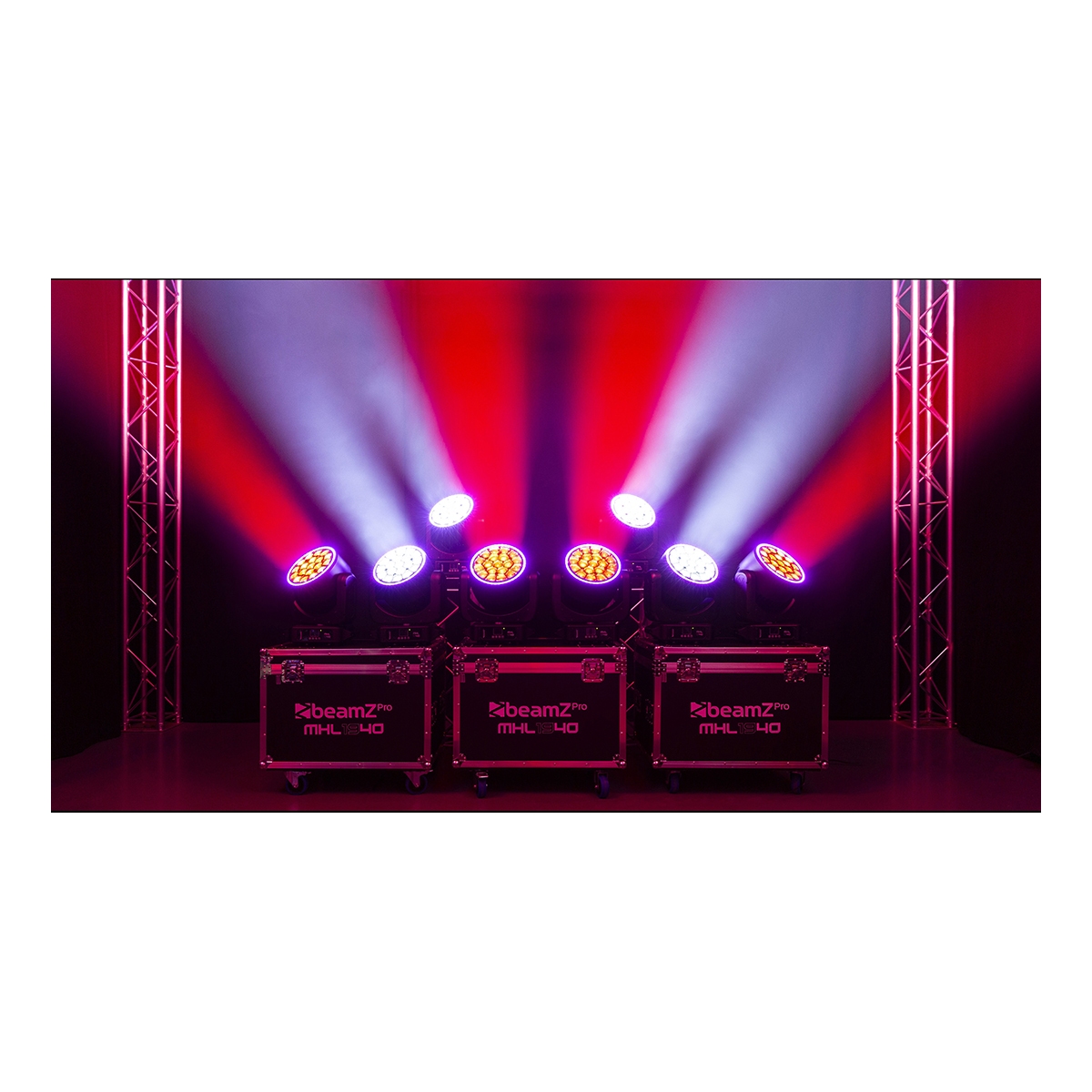 BeamZ Professional MHL1940 LED Moving Head met Zoom 19 x 40 Watt BeamZ Professional MHL1940 LED Moving Head met Zoom 19 x 40 Watt