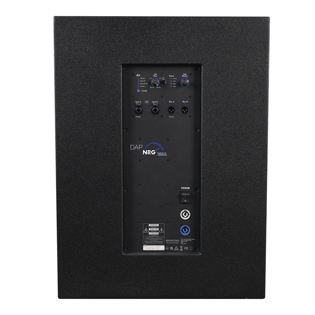 DAP NRG-18SA Actieve bassreflex subwoofer - 18 inch 500W DAP NRG-18SA Actieve bassreflex subwoofer - 18 inch 500W