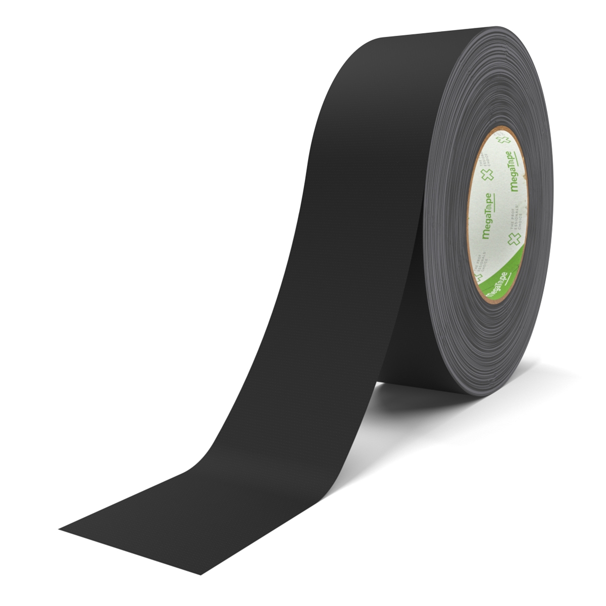 MegaTape UT80 gaffa tape - 50 m op rol 50 mm mat zwart MegaTape UT80 gaffa tape - 50 m op rol 50 mm mat zwart