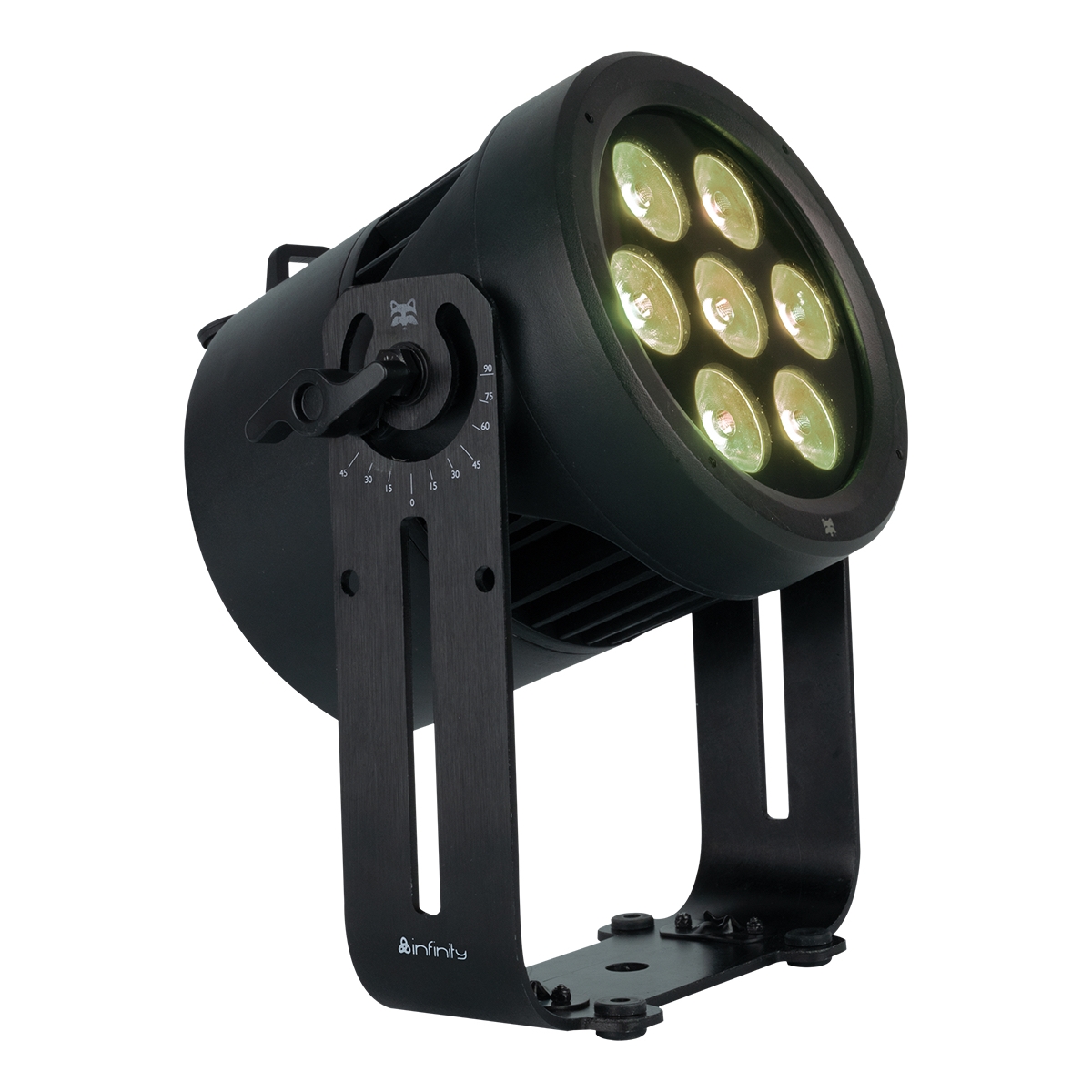 Infinity Raccoon Junior P7/4 Professionele RGBM Par Can Infinity Raccoon Junior P7/4 Professionele RGBM Par Can