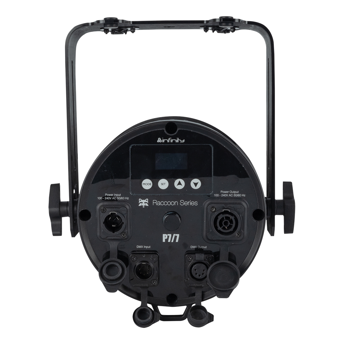 Infinity Raccoon P7/7 Professionele RGBCALDB Par Can - IP65 Infinity Raccoon P7/7 Professionele RGBCALDB Par Can - IP65