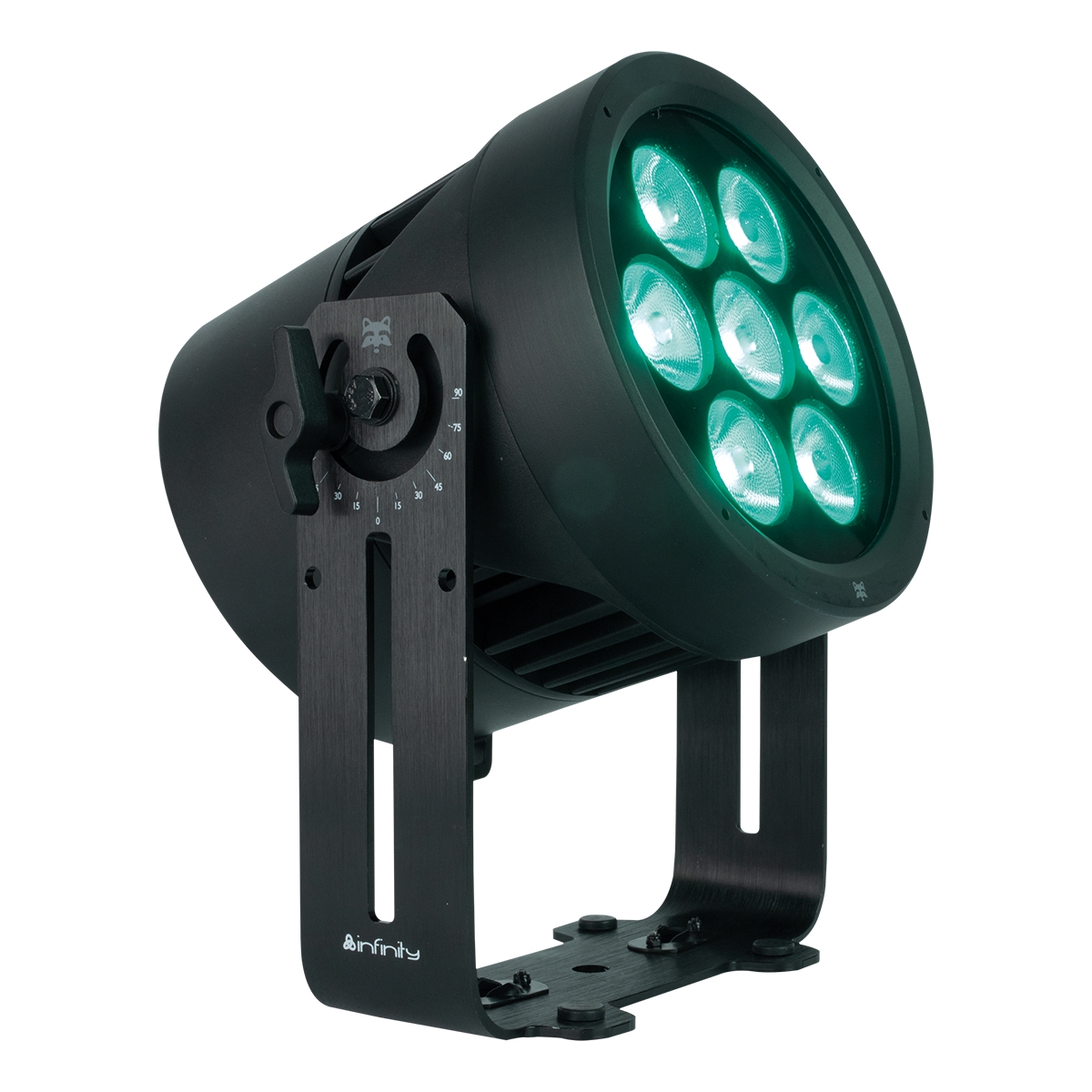 Infinity Raccoon P7/7 Professionele RGBCALDB Par Can - IP65 Infinity Raccoon P7/7 Professionele RGBCALDB Par Can - IP65