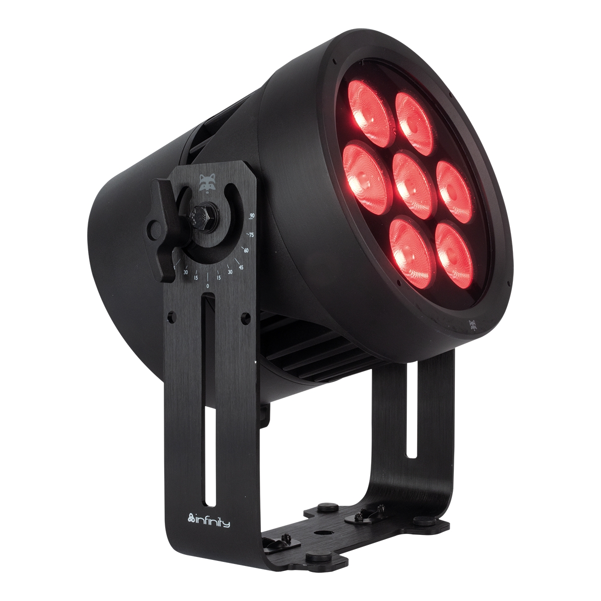 Infinity Raccoon P7/7 Professionele RGBCALDB Par Can - IP65 Infinity Raccoon P7/7 Professionele RGBCALDB Par Can - IP65