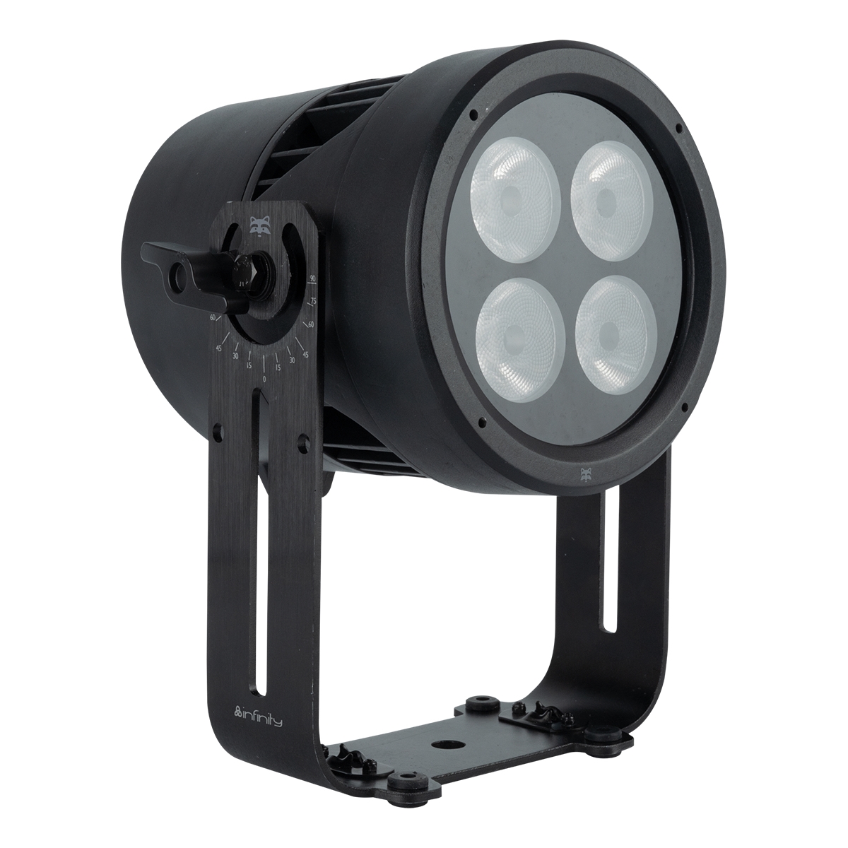 Infinity Raccoon Junior P4/7 Professionele RGBCALDB Par Can - IP65 Infinity Raccoon Junior P4/7 Professionele RGBCALDB Par Can - IP65