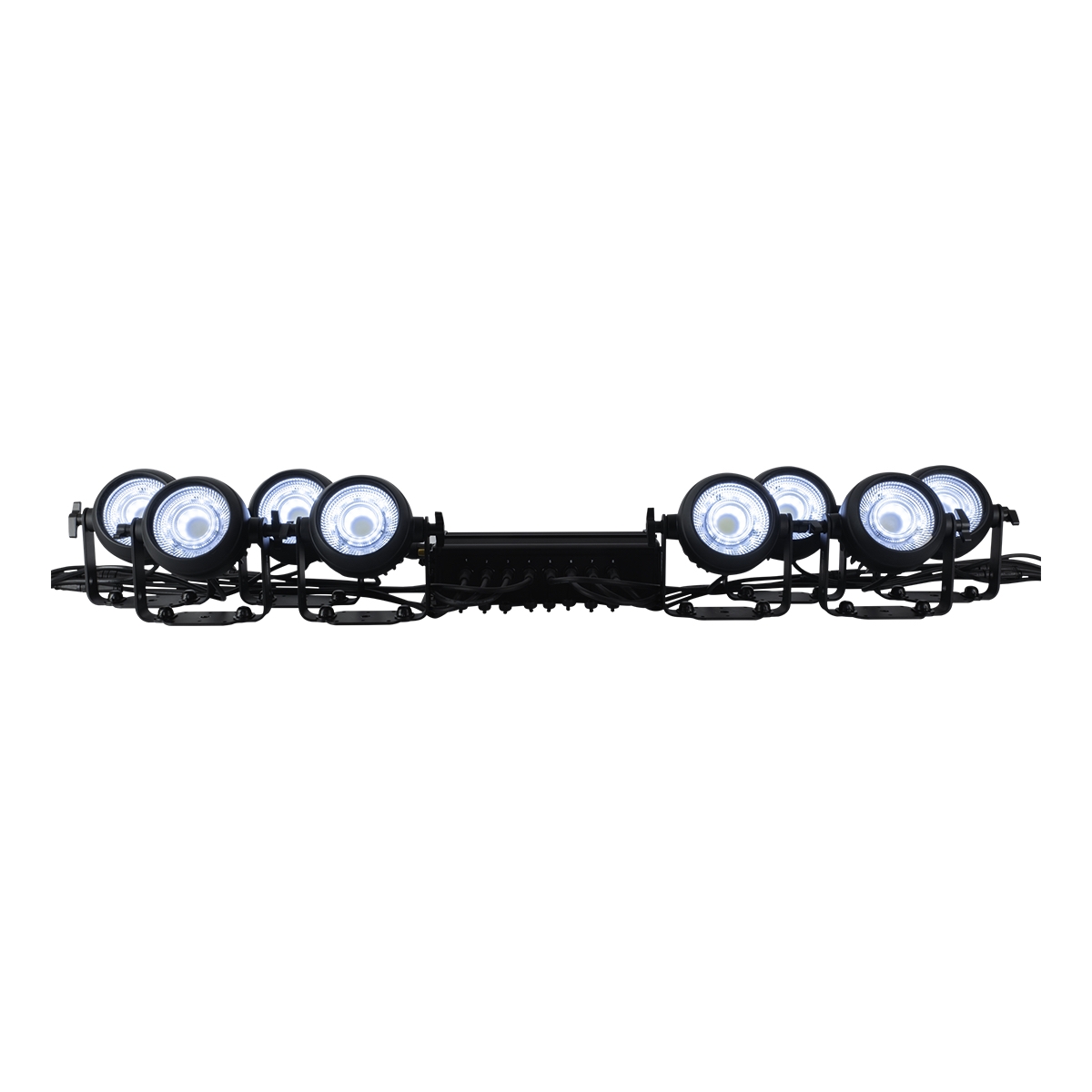 Showtec Titan Strobe FLEX FX Set met 8x 100 W LED strobes + controller