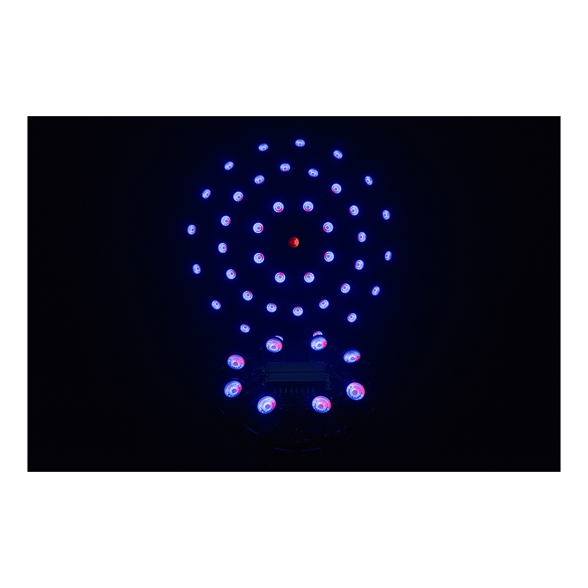 Showtec Titan Strobe FLEX FX Single Pod 100 W LED Strobe Pod met RGBW LED-ringeffect Showtec Titan Strobe FLEX FX Single Pod 100 W LED Strobe Pod met RGBW LED-ringeffect