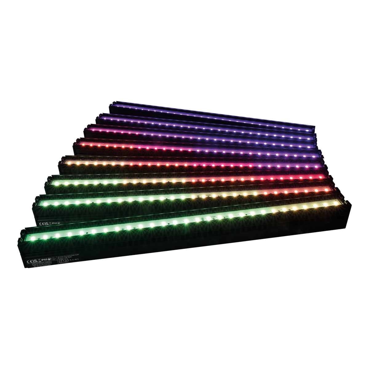 Showtec Octostrip FLEX Set - 0.5 m Set met 8x 14 W Octostrips + controller Showtec Octostrip FLEX Set - 0.5 m Set met 8x 14 W Octostrips + controller