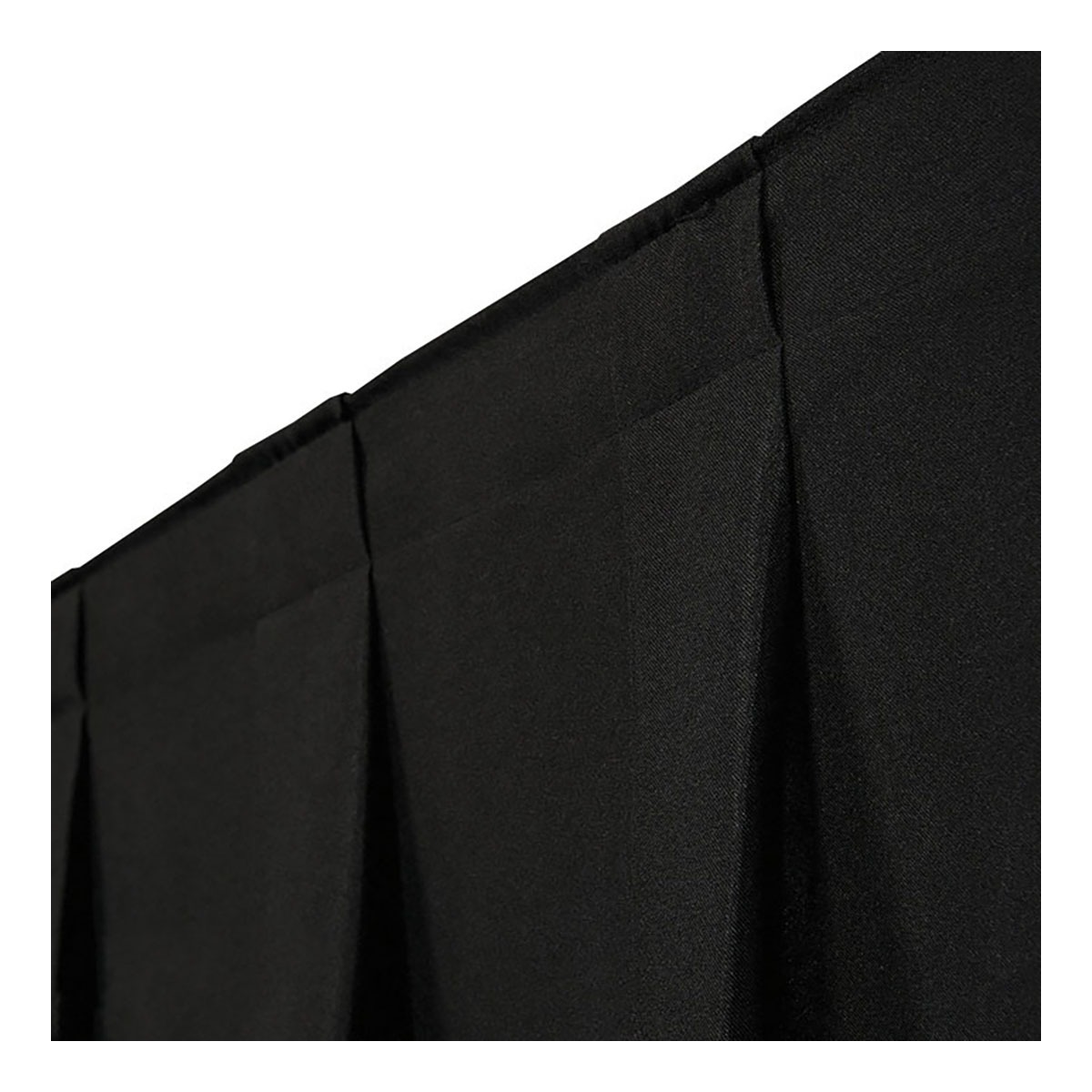 WENTEX® Pipe & Drape Molton gordijn 330x250 cm (bxh) 300 gram/m² geplooid - zwart WENTEX® Pipe & Drape Molton gordijn 330x250 cm (bxh) 300 gram/m² geplooid - zwart