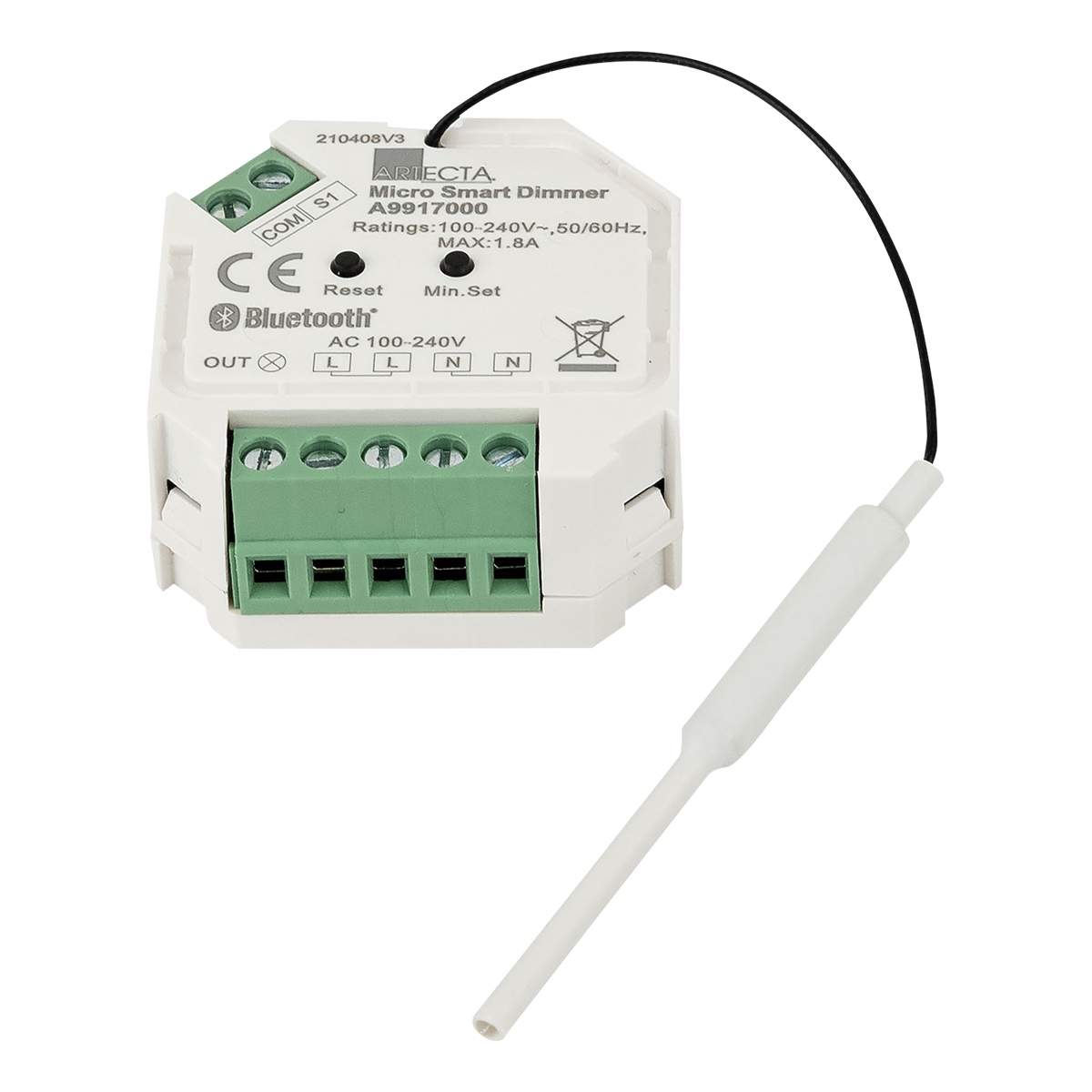 Artecta Bluetooth + RF AC Phase Dimmer Tot 400 W - Trailing- & Leading Edge